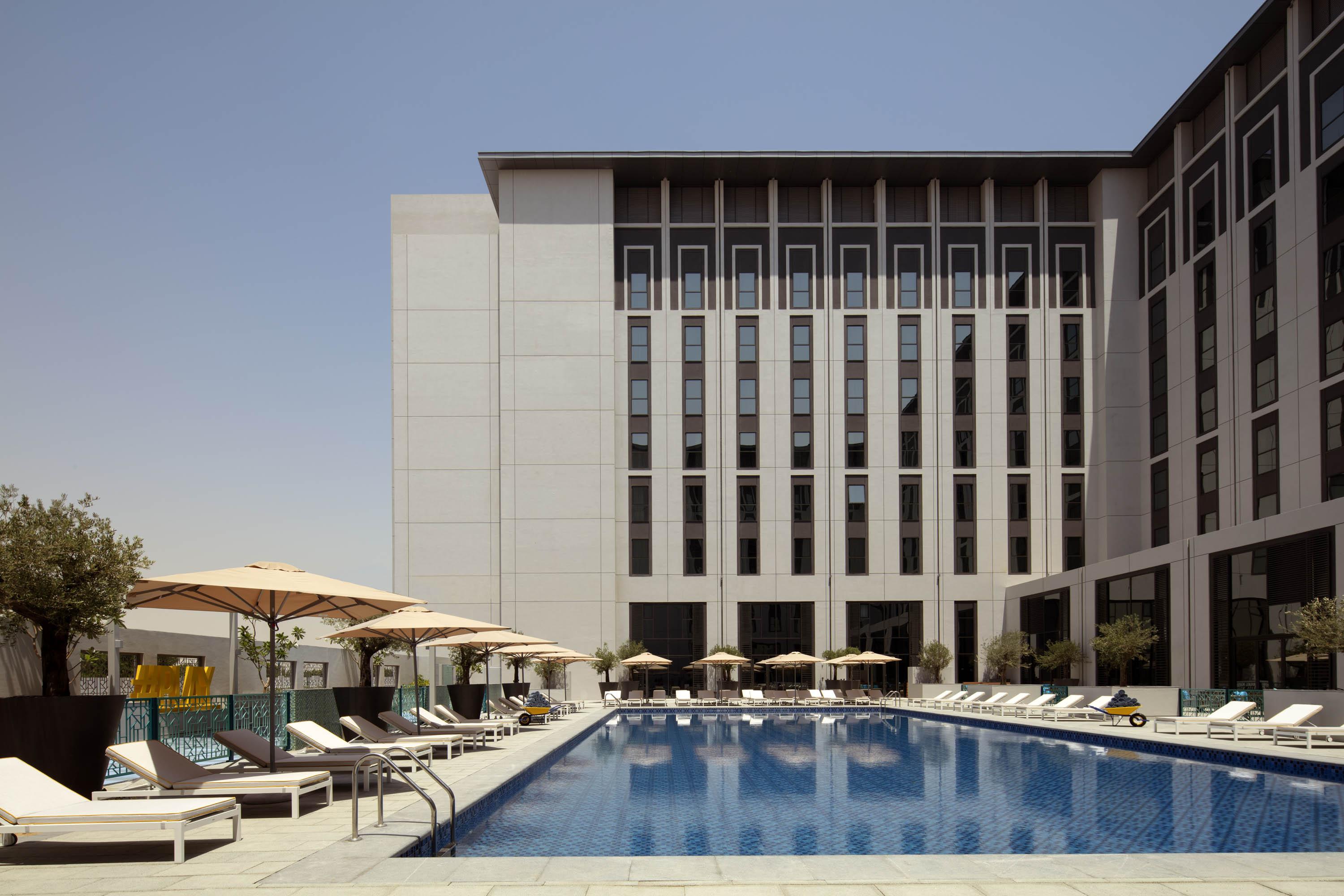 Hotel Rove At The Park Dubaj Zewnętrze zdjęcie